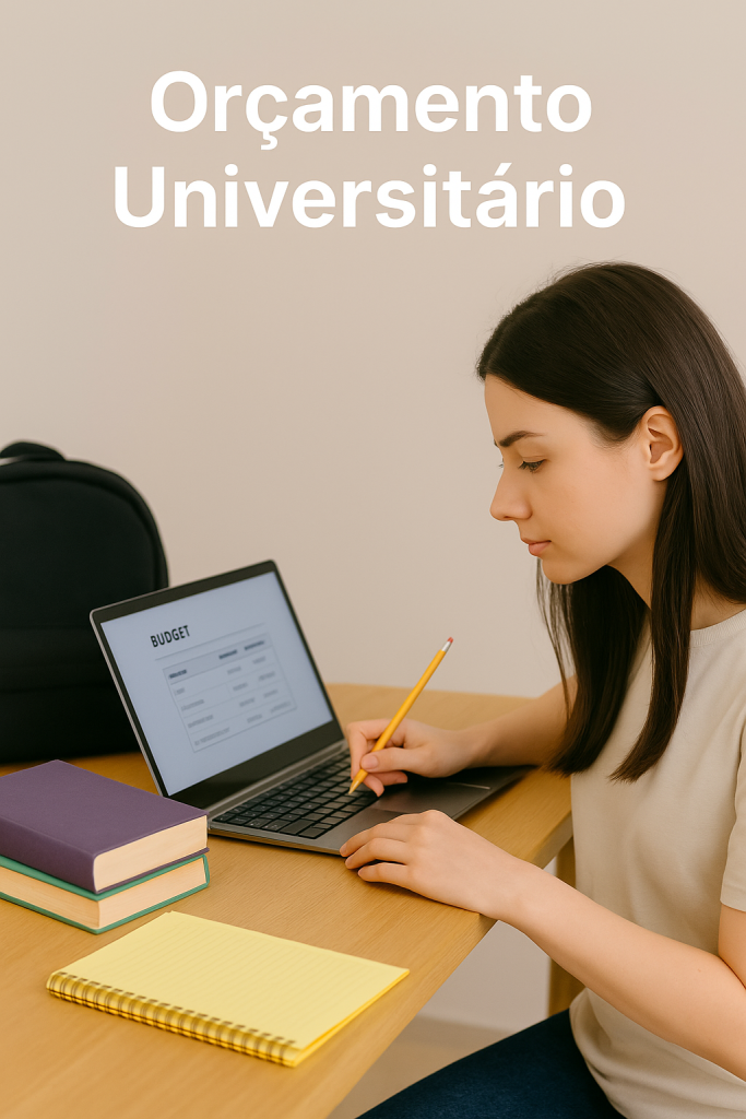 orçamento mensal de um estudante