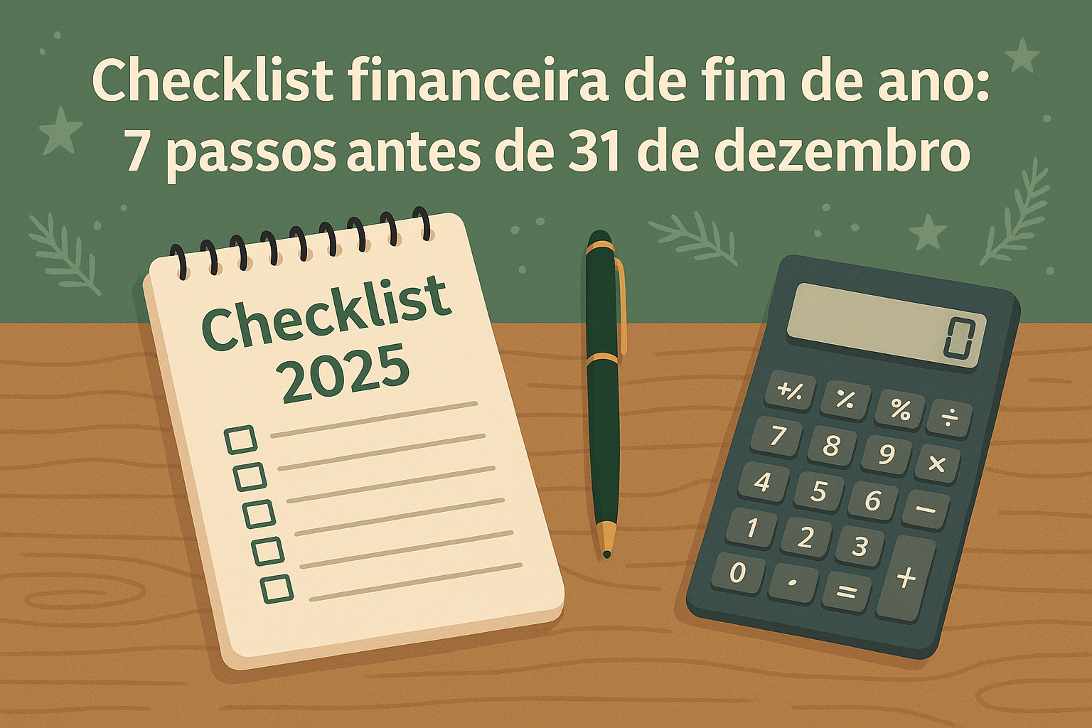 checklist financeira fim de ano 2025