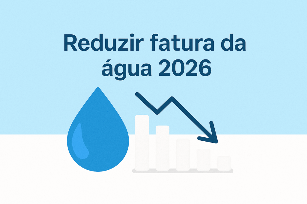 reduzir fatura da água